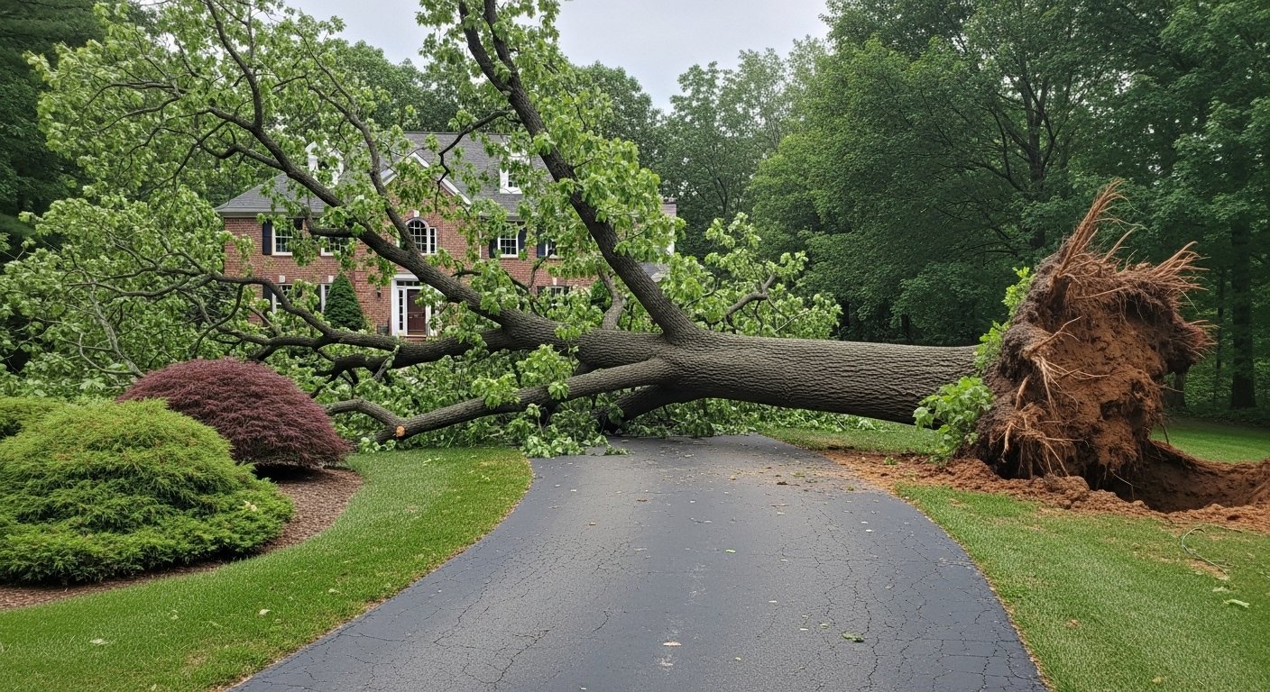 Large Tree Removal crew at work